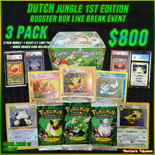 Load image into Gallery viewer, VINTAGE BOX BREAK EVENT 3/15 - DUTCH Jungle 1st Edition (Personal Break)