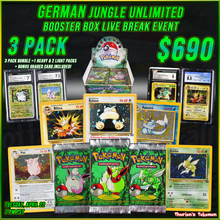 Load image into Gallery viewer, VINTAGE BOX BREAK EVENT 4/22 - GERMAN Jungle Unlimited (Personal Break)