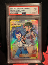 Load image into Gallery viewer, PSA 9 Japanese Mallow & Lana Full Art Trainer (Graded Card)