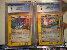 Load image into Gallery viewer, CGC Japanese Alto Mare's Latios & Latias Set (Graded Cards)