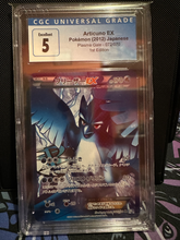 Load image into Gallery viewer, CGC 5 Japanese Articuno EX Plasma Full Art 1st Edition (Graded Card)