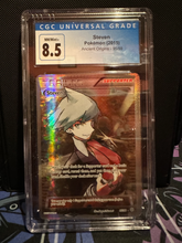 Load image into Gallery viewer, CGC 8.5 Steven Full Art Trainer (Graded Card)