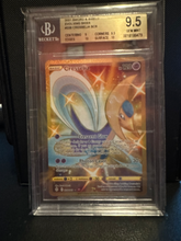 Load image into Gallery viewer, BGS 9.5 Cresselia Gold Shiny (Graded Card)