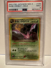 Load image into Gallery viewer, PSA 9 Japanese Dark Crobat Holo (Graded Card)