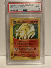 Load image into Gallery viewer, PSA 9 Ninetales Expedition Holo (Graded Card)