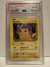 Load image into Gallery viewer, PSA 10 Pikachu XY Evolutions Common (Graded Card)