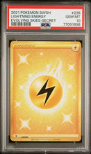 Load image into Gallery viewer, PSA 10 Lightning Energy Gold (Graded Card)
