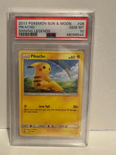 Load image into Gallery viewer, PSA 10 Shining Legends Pikachu (Graded Card)