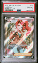 Load image into Gallery viewer, PSA 10 Sonia Full Art Trainer (Graded Card)
