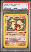 Load image into Gallery viewer, PSA 5 Blaine's Arcanine Holo (Graded Card)