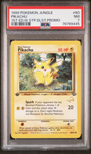 Load image into Gallery viewer, PSA 7 Pikachu 1st Edition W Stamp Promo (Graded Card)