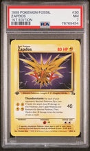 Load image into Gallery viewer, PSA 7 Zapdos 1st Edition Rare (Graded Card)