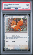 Load image into Gallery viewer, PSA 9 Eevee Cosmos Foil DRI Blister Promo (Graded Card)