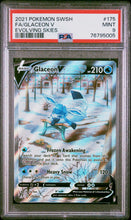 Load image into Gallery viewer, PSA 9 Glaceon V Alt Art (Graded Card)