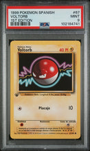 Load image into Gallery viewer, PSA 9 SPANISH Voltorb 1st Edition Base Set (Graded Card)
