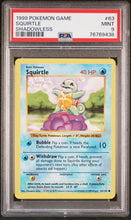 Load image into Gallery viewer, PSA 9 Squirtle Shadowless (Graded Card)