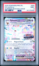 Load image into Gallery viewer, PSA 9 Sylveon ex Stamped Promo (Graded Card)