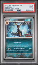 Load image into Gallery viewer, PSA 9 Umbreon Reverse Holo Stamped EU Exclusive Promo (Graded Card)