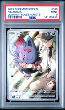 Load image into Gallery viewer, PSA 9 N's Zorua Illustration Rare Promo (Graded Card)