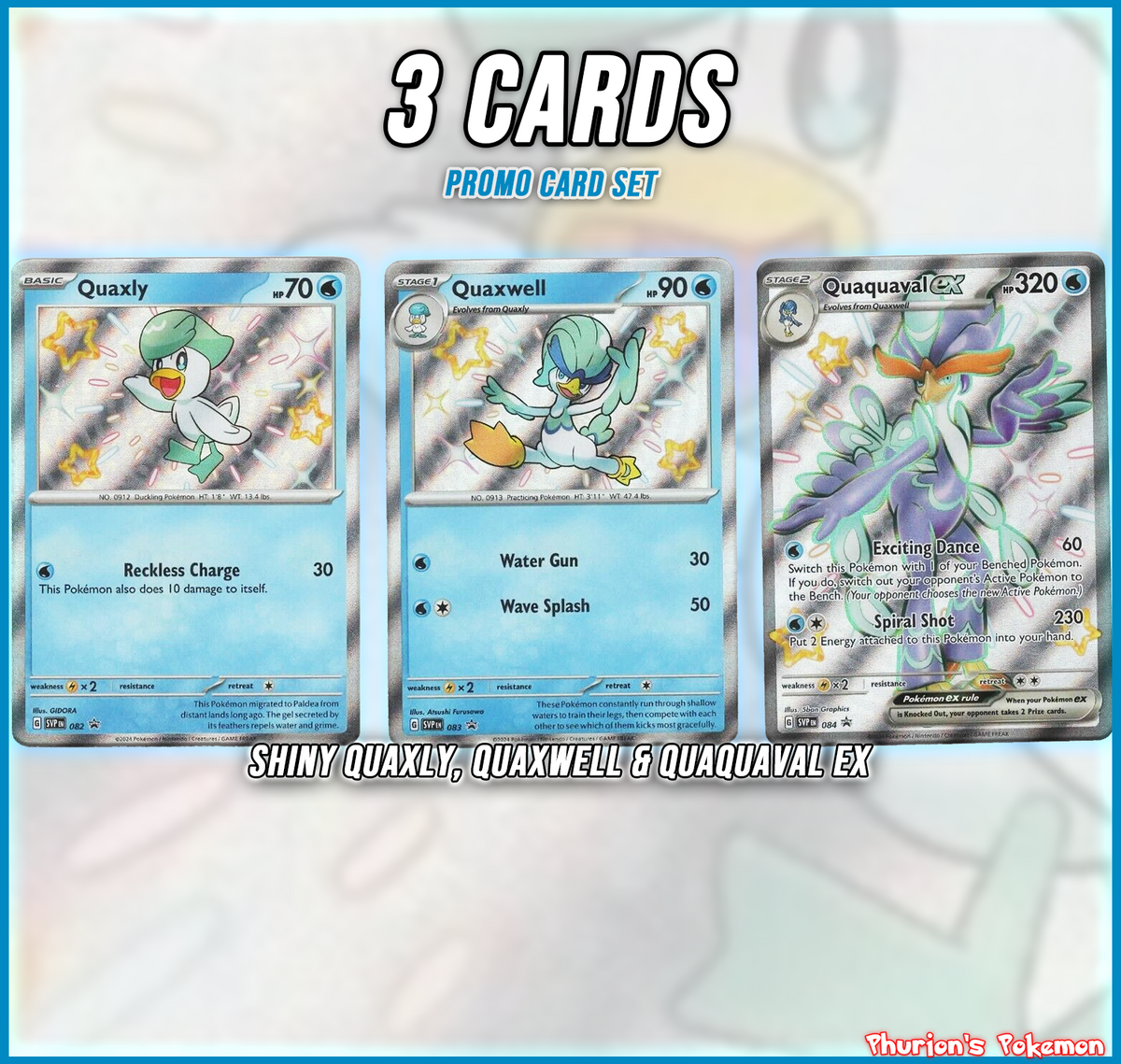 quaxly shiny pokemon card Pokemon Quaxly rare Baby Shiny #506 Chinese Exclusive Gem