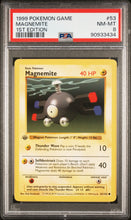 Load image into Gallery viewer, PSA 8 Magnemite 1st Edition Base Set (Graded Card)