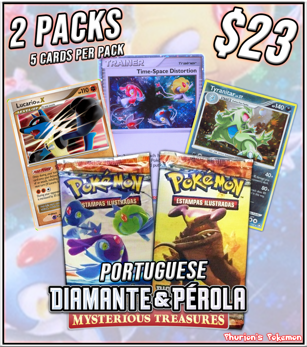 Mysterious Treasures (Portuguese Set) 2x Pack (Personal Break) – Phurion