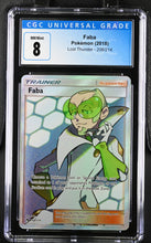 Load image into Gallery viewer, CGC 8 Faba Full Art Trainer (Graded Card)