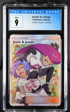 Load image into Gallery viewer, CGC 9 Jessie & James Full Art Trainer (Graded Card)