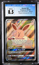 Load image into Gallery viewer, CGC 8.5 Eevee GX Alt Art (Graded Card)