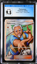 Load image into Gallery viewer, CGC 9.5 Fisherman Full Art Trainer (Graded Card)
