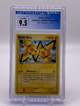 Load image into Gallery viewer, CGC 9.5 Portuguese POP Series Pichu Bros. (Graded Card)