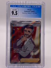 Load image into Gallery viewer, CGC 9.5 Rose Full Art Trainer (Graded Card)