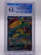 Load image into Gallery viewer, CGC 9.5 Japanese Rayquaza V Full Art (Graded Card)