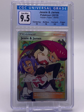 Load image into Gallery viewer, CGC 9.5 Jessie & James Full Art Trainer (Graded Card)
