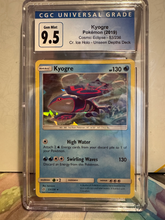 Load image into Gallery viewer, CGC 9.5 Kyogre Cracked Ice Holo (Graded Card)