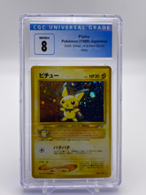 Load image into Gallery viewer, CGC 8 Japanese Pichu Holo (Graded Card)