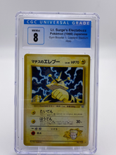 Load image into Gallery viewer, CGC 8 Japanese Lt. Surge's Electabuzz Holo (Graded Card)