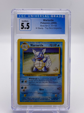 Load image into Gallery viewer, CGC 5.5 Wartortle W Stamp Promo (Graded Card)