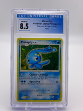 Load image into Gallery viewer, CGC 8.5 Portuguese Manaphy Holo (Graded Card)