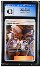 Load image into Gallery viewer, CGC 9.5 Ingo & Emmet Full Art Trainer (Graded Card)