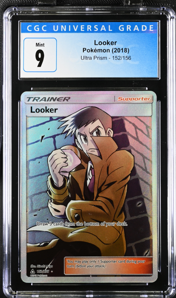 looker pokemon card CGC 9 Full Art Trainer (Graded Card) – Phurion Originally released February 2 Golden Mewtwo VMAX Pokemon Glazing Type:UV 15 packs