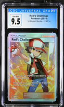 Load image into Gallery viewer, CGC 9.5 Red's Challenge Full Art Trainer (Graded Card)