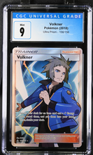 Load image into Gallery viewer, CGC 9 Volkner Full Art Trainer (Graded Card)