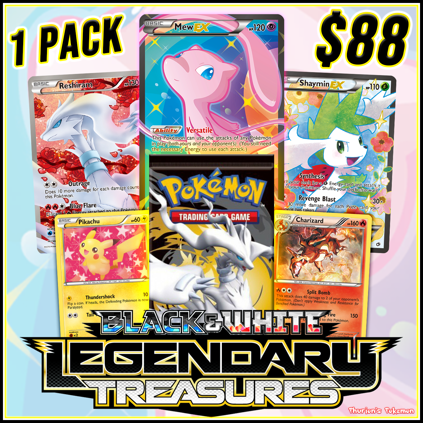 pokemon cards legendary treasures Legendary Treasures 1x Pack (Personal Break) – Phurion