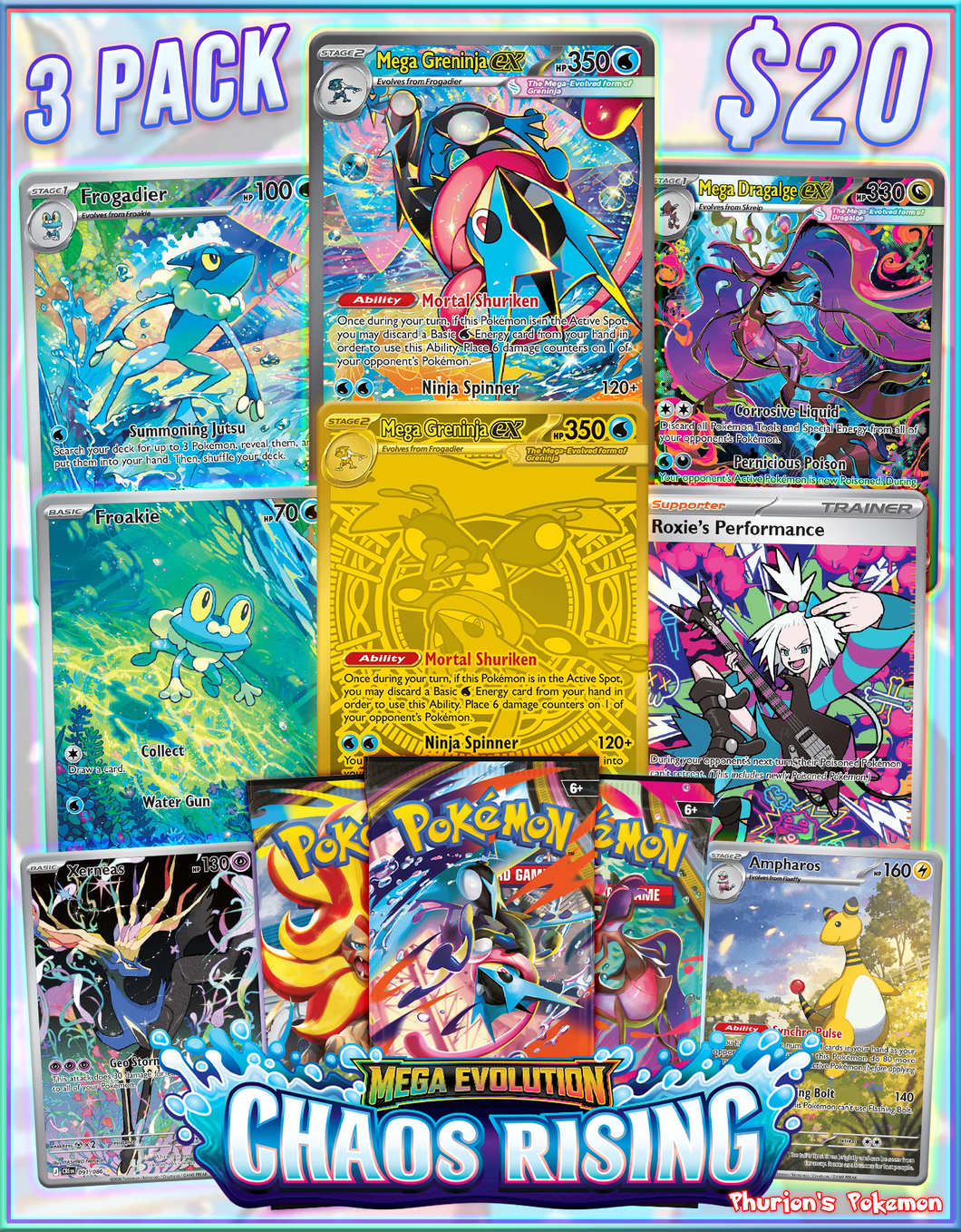 Chaos Rising 3x Pack (Personal Break) – Phurion