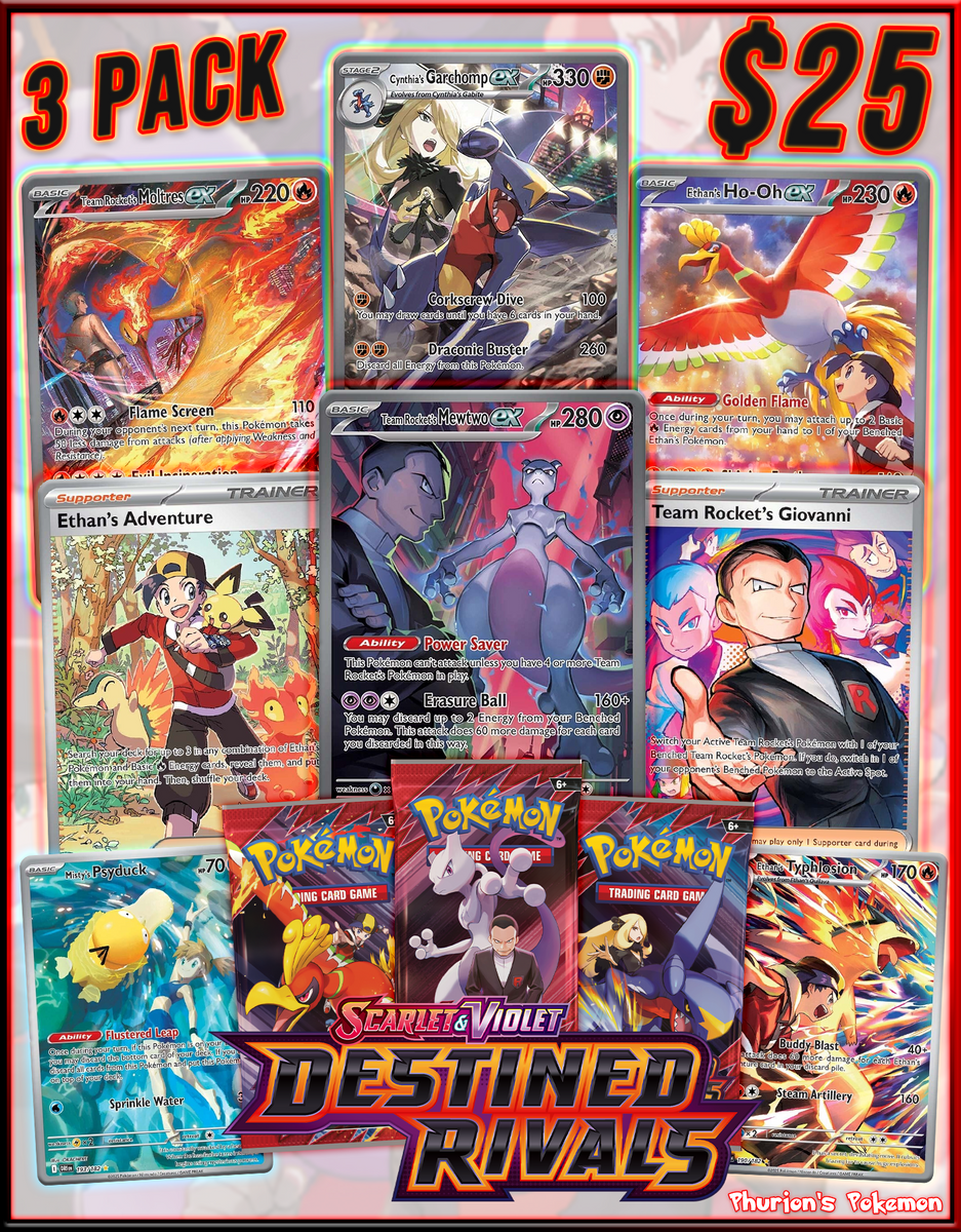 Destined Rivals 3x Pack (Personal Break) – Phurion