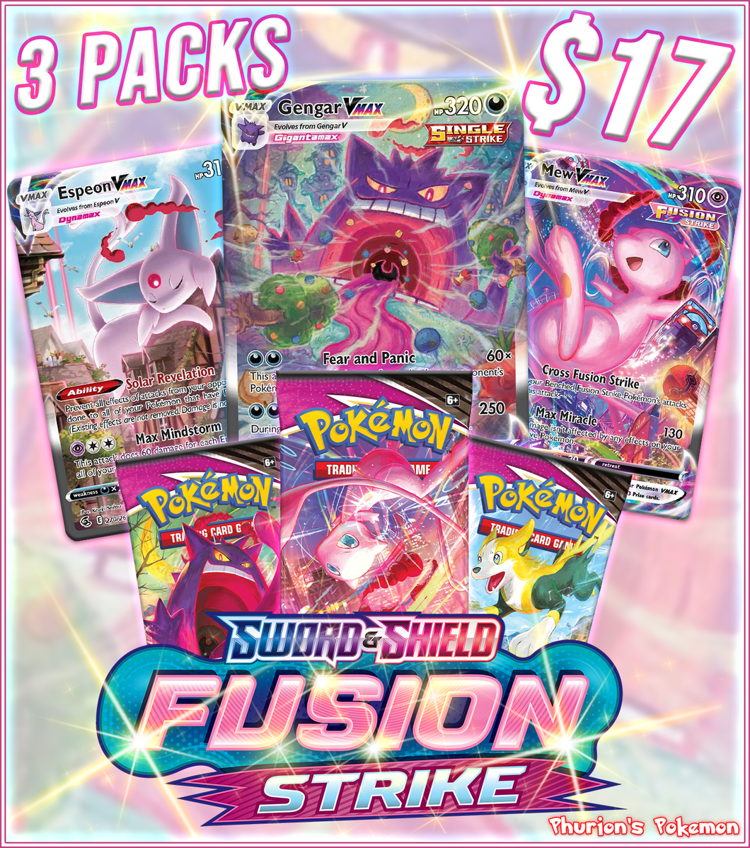 Fusion Strike 3x Pack (Personal Break)