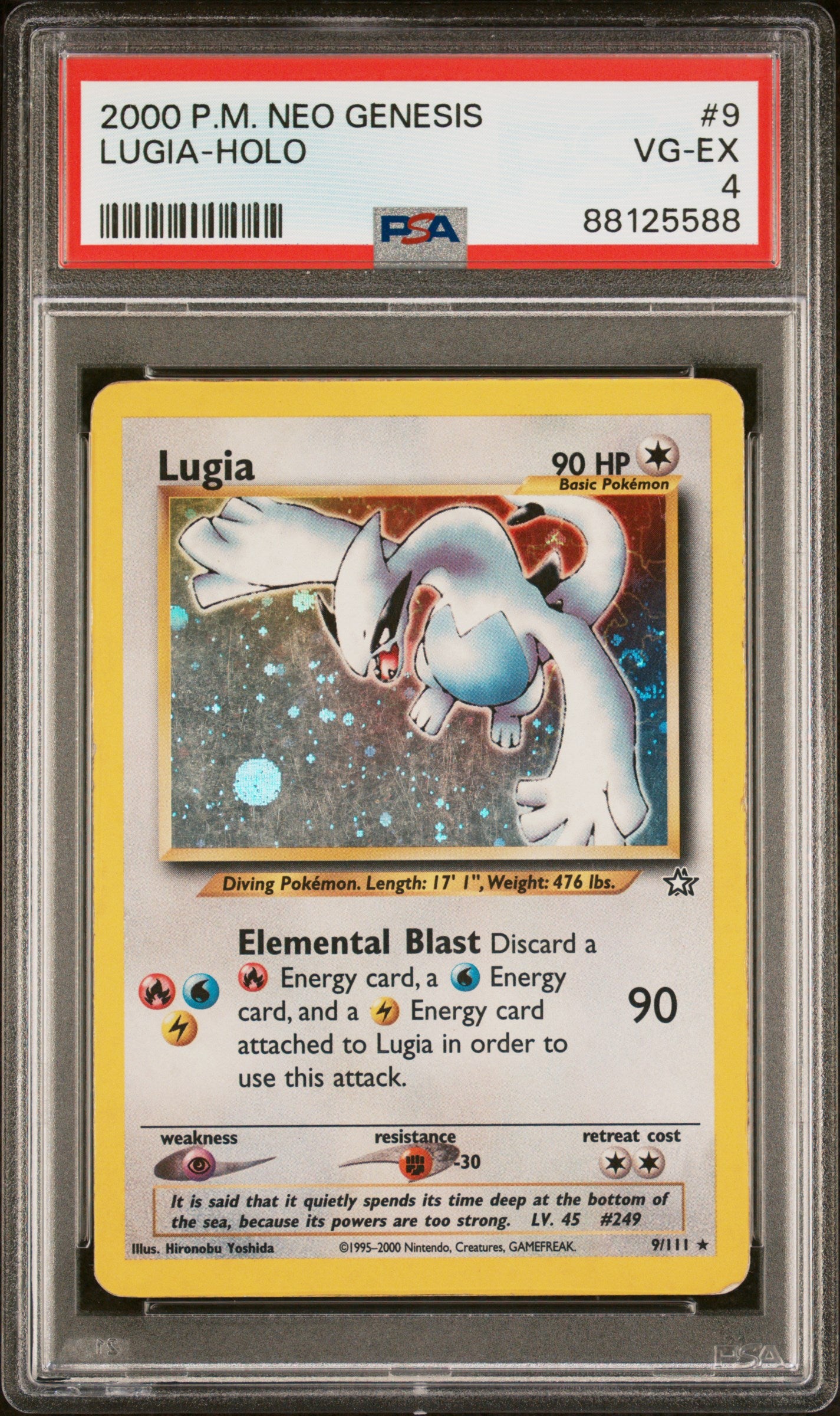 PSA 4 Neo Genesis Lugia Holo (Graded Card)