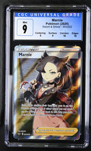 Load image into Gallery viewer, CGC 9 Marnie Full Art Trainer (Graded Card)
