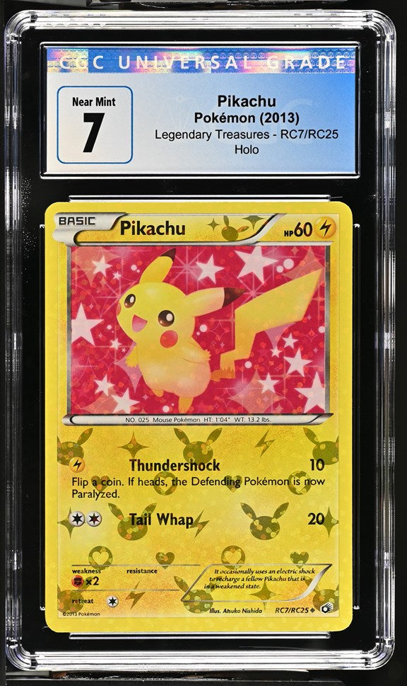 CGC 7 Pikachu Radiant Collection Holo (Graded Card)